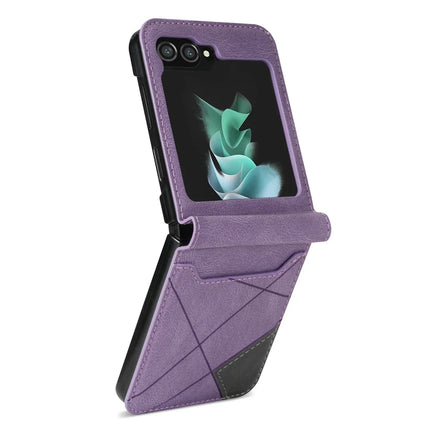 Phone Case for Samsung Galaxy Z Flip 3 4 5 6, Leather Wallet Phone Case with Card Holder, Magnetic Flip Phone Case