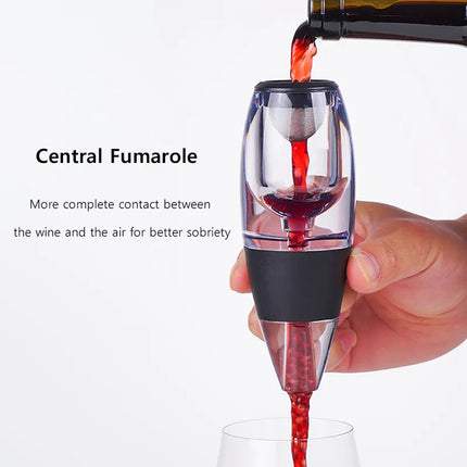 Wine Decanter Set with Aerator Pourer and Filter, Red Wine Aerator – image 6