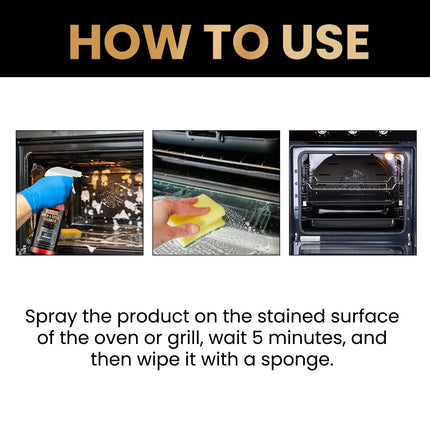 Oven Cleaner for Grease and Food Residue, Kitchen Cleaning Supplies – image 4