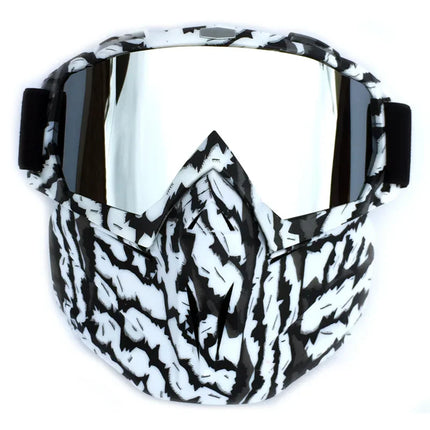 Ski Goggles with Face Mask, Motorcycle Goggles for Cycling – image 11