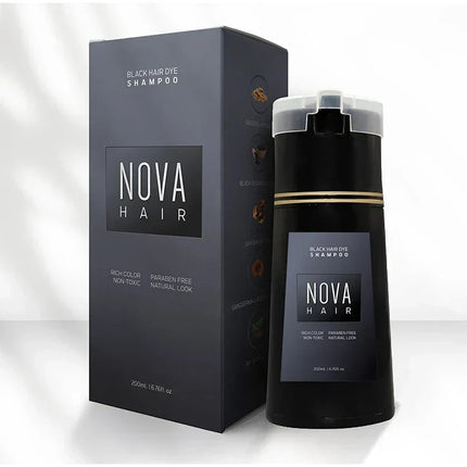 Hair Dye Shampoo, Ammonia Free Hair Dye for Gray Coverage, Instant Hair Color Shampoo in 5 Colors