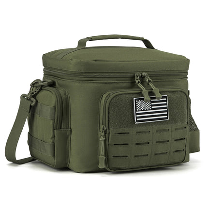 Tactical Lunch Box for Men, Insulated Lunch Bag Leakproof, Heavy Duty Cooler Bag for Work and Camping