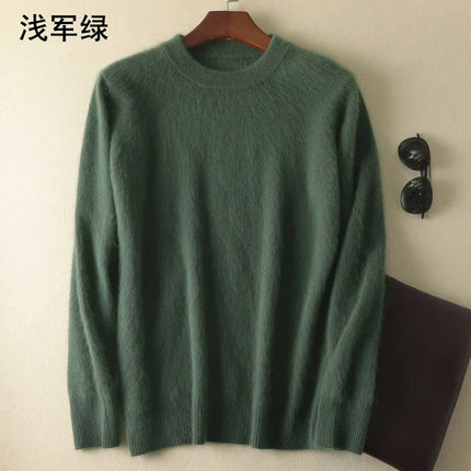 Mens Cashmere Sweater, Mens Cashmere Jumper – image 14