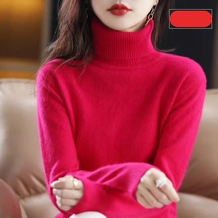 Womens Cashmere Sweater, Fitted Knit Sweater for Fall and Winter – image 21