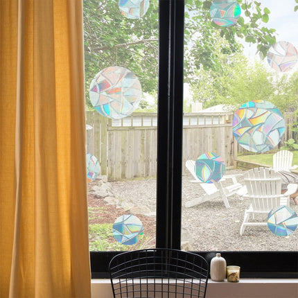 Sun Catchers with Static Cling Design for Beautiful Rainbow Displays | Easy Setup for Personalized Home Decor