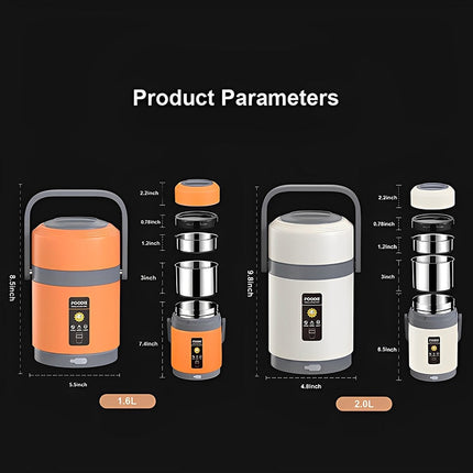 Heated Lunch Box, Portable Food Warmer for Work – image 7