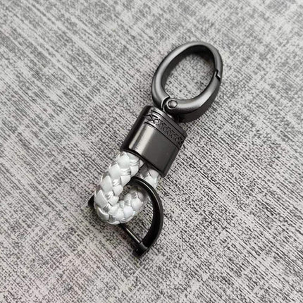 Keychains for Car Keys, Braided Key Lanyard for Neck, Woven Car Keychain with Metal Key Ring