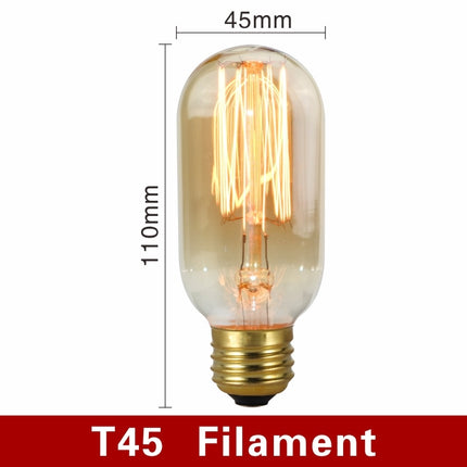 Vintage Light Bulbs with E27 Base for Dimming | Soft Warm Light for Cozy Atmosphere