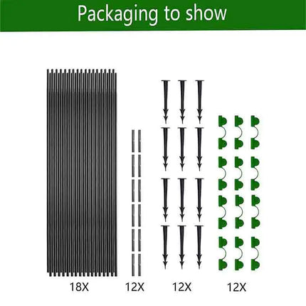 Poly Tunnel Hoop Set for Raised Beds, Mini Greenhouse Frame for Vegetable Beds – image 5