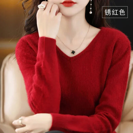 Cashmere Sweater for Women, Slim Fit Knit Sweater in 100% Cashmere – image 19