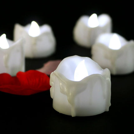 Flameless LED Candles with Flickering Light Effect | Safe & Cozy Decorative Lighting for Home