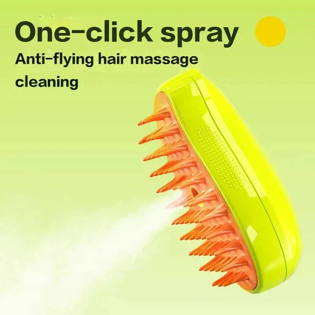 Cat Brush with Steam, Cat Grooming Brush for Long Hair and Shedding
