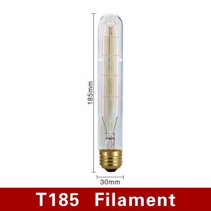 Vintage Light Bulbs with E27 Base for Dimming | Soft Warm Light for Cozy Atmosphere