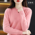 Crew Neck Sweater in 100% Cashmere – image 7