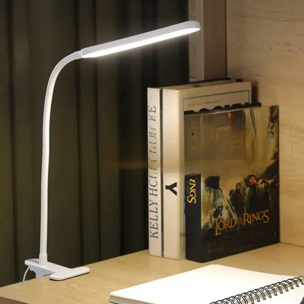 Clip On Reading Light with Flexible Gooseneck, LED Desk Lamp – image 6