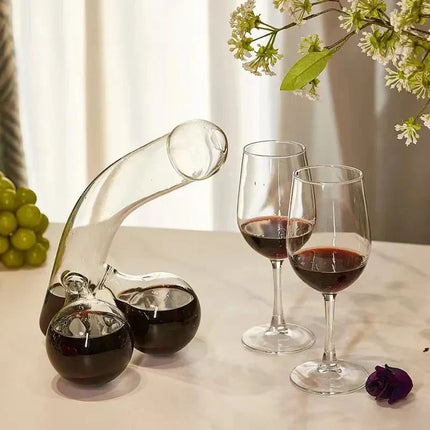 Wine Decanter, Novelty Whiskey Decanter Glass Carafe
