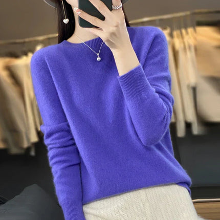 Merino Wool Sweater for Women, Merino Wool Pullover with Long Sleeves – image 5