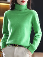 Cashmere Sweaters for Women, 100% Cashmere Turtleneck Sweater – image 12
