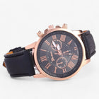 Womens Watches, Leather Strap Watch with Date Display, Water Resistant Ladies Watch, Minimalist Wrist Watch