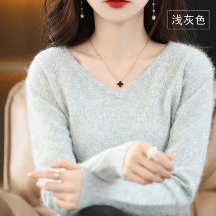 Cashmere Sweater for Women, Slim Fit Knit Sweater in 100% Cashmere – image 16