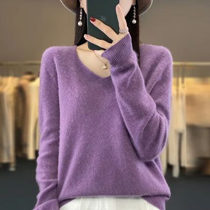 Womens Sweaters, Slim Fit Knitted Sweater with O Neck for Fall and Winter – image 13