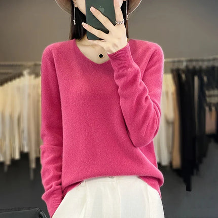 Womens Sweaters, Merino Wool Pullover for Fall and Winter – image 15