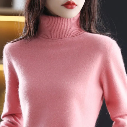 Cashmere Sweaters for Women, 100% Cashmere Turtleneck Sweater – image 6
