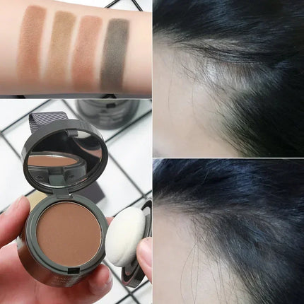 Thinning Hair Powder with Puff and Mirror, Hairline Filler and Shadow – image 5
