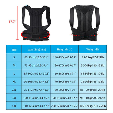 Posture Corrector for Men and Women, Back Brace for Posture with Lumbar Support – image 12