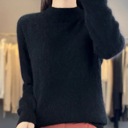 Cashmere Sweaters for Women, Slim Fit Knit Sweater for Fall and Winter – image 6