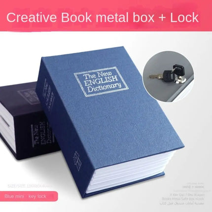 Small Safe for Travel, Book Safe Box with Key or Combination Lock – image 26