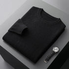 Merino Wool Sweater for Men, Mens Cable Knit Sweater, Mock Neck Pullover Sweater in Australian Merino Wool – image 7