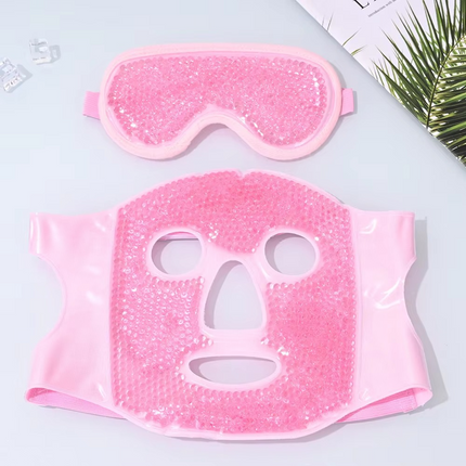 Ice Face Mask, Hot and Cold Gel Bead Face Mask with Warm Eye Compress – image 13