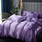 Elegant Purple / Full Size (4 pcs) - Suitable for 1.0~1.5m width bed