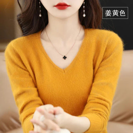 Cashmere Sweater for Women, Soft Long Sleeve Pullover Sweater – image 17