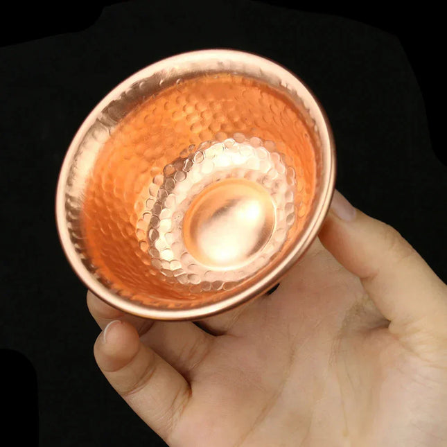 Shrine Bowl, Hand Hammered Brass Bowl for Water Offering