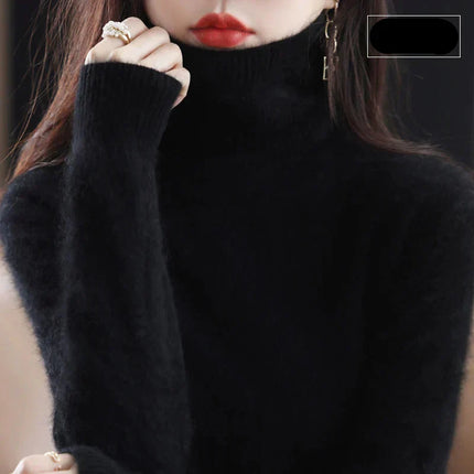 Womens Cashmere Sweater, Mock Neck Sweater in 100% Pure Cashmere – image 20
