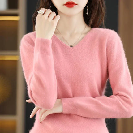 Cashmere Sweater for Women, Soft Long Sleeve Pullover Sweater – image 5