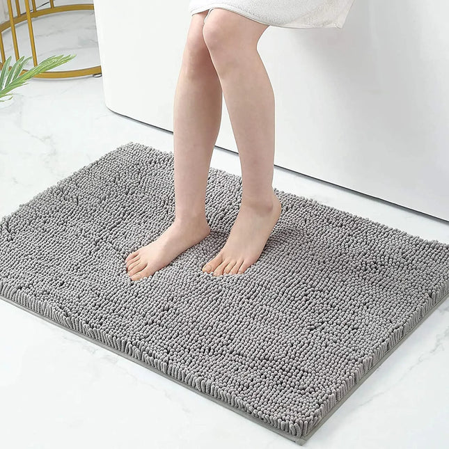 Non Slip Bath Mats for Bathroom, Thick Absorbent Bathroom Rugs, Soft Bathroom Mat for Shower and Tub_06