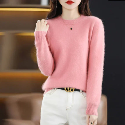 Womens Cashmere Sweaters, Slim Fit Pullover Sweater – image 6
