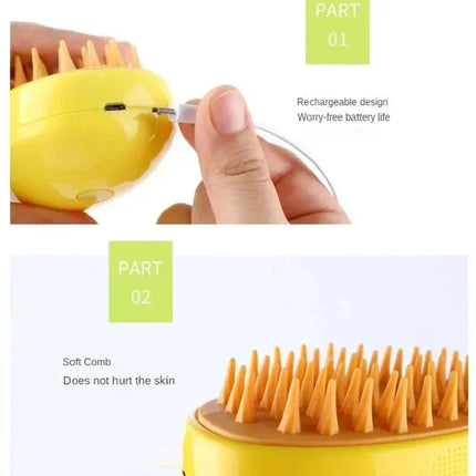 Cat Brush with Steam, Dog Grooming Brush for Small Dogs – image 5