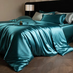 Moonlight Blue / Flat Bed Sheet / Twin Size 4pcs