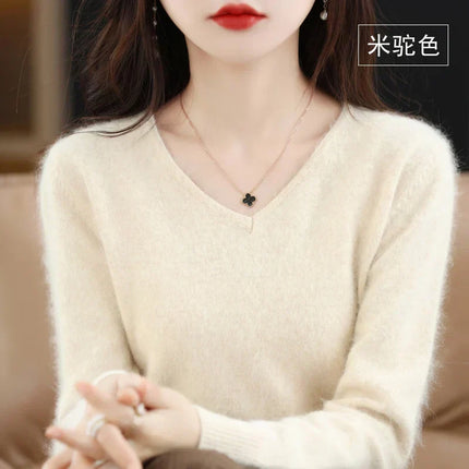 Cashmere Sweater for Women, Slim Fit Knit Sweater in 100% Cashmere – image 13