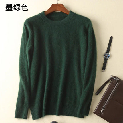 Mens Cashmere Sweater, 100% Pure Cashmere Pullover – image 20