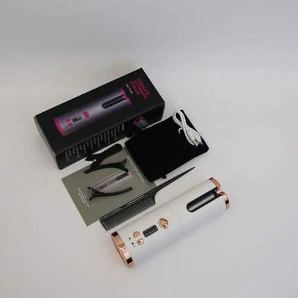Cordless Automatic Curling Iron with LED Display – image 7
