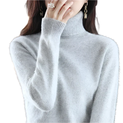 Cashmere Sweaters for Women, 100% Cashmere Turtleneck Sweater – image 8