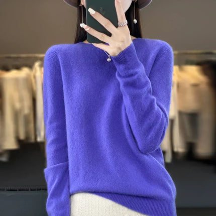 Merino Wool Sweater for Women, 100% Wool Knit Sweater – image 10