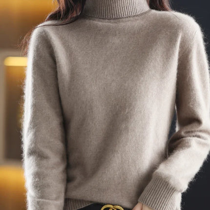 Cashmere Sweaters for Women, Slim Fit Knitted Sweater with Long Sleeves – image 19