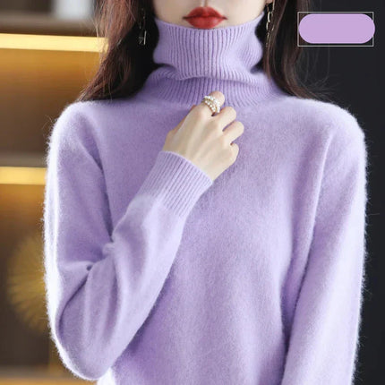 Womens Cashmere Sweater, Fitted Knit Sweater for Fall and Winter – image 24