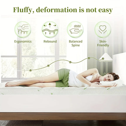Bamboo | Cooling Mattress Topper with Pillow Top & Deep Pockets for Ultimate Comfort